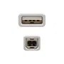 Nanocable Cable USB 2.0 Impresora Tipo A/M a B/M, 3 m, Beige